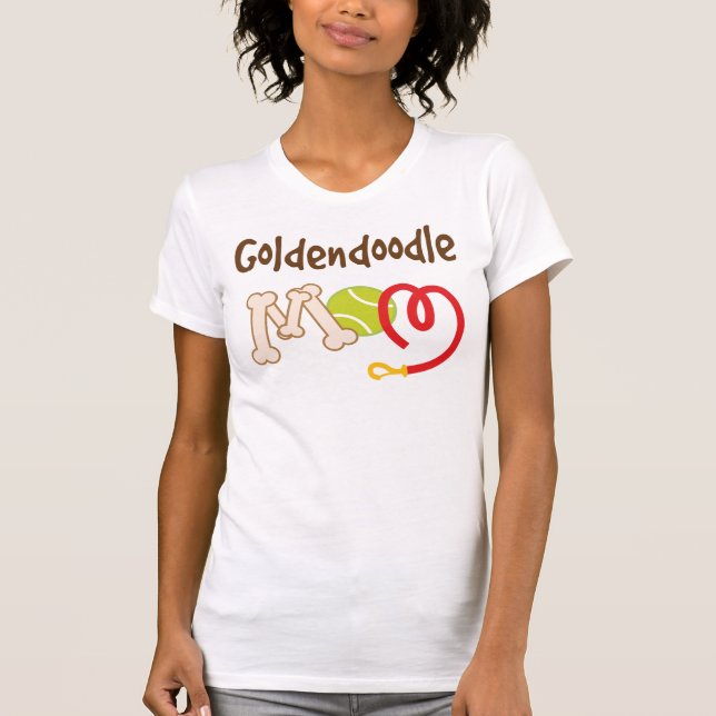 Goldendoodle Hunde Mama Geschenk T-Shirt (Vorderseite)