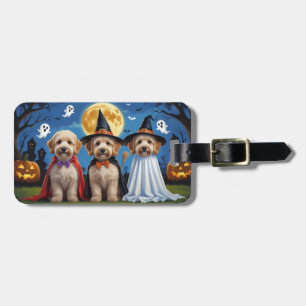 Goldendoodle Hunde Pumpkin Halloween Funny Gepäckanhänger