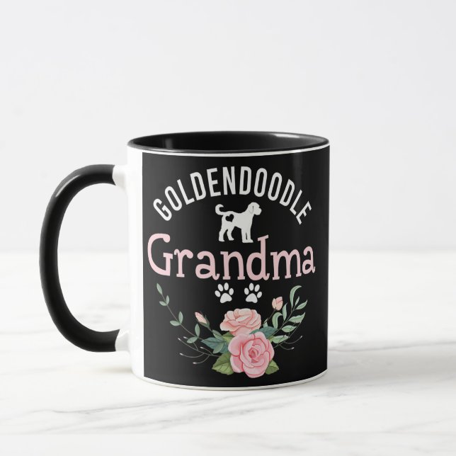 Goldendoodle-Hundeschenke für Oma Hund Tasse (Links)