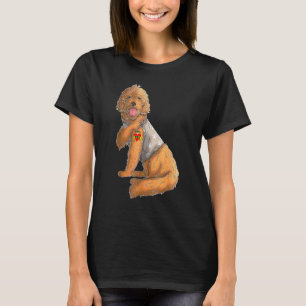 Goldendoodle I Liebe Mama Tattoo Dog Muttertag 1 T-Shirt