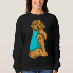 Goldendoodle I Liebe Mama Tattoo Dog Muttertag 3 Sweatshirt