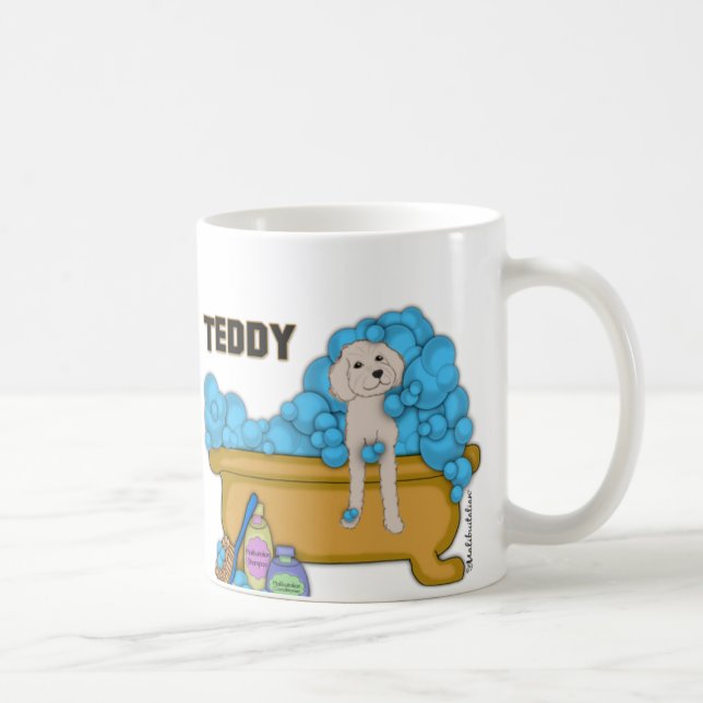 Goldendoodle in der Badewanne Tasse (Rechts)