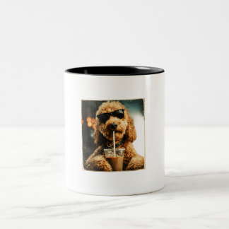 Goldendoodle-Kaffeetasse Zweifarbige Tasse