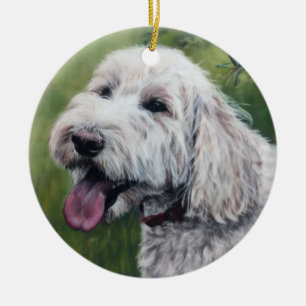 Goldendoodle Keramik Ornament