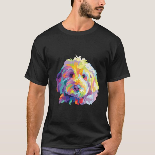 Goldendoodle Labradoodle Bunt T-Shirt (Vorderseite)