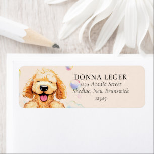 Goldendoodle Labradoodle Dog Personalisierte Adres