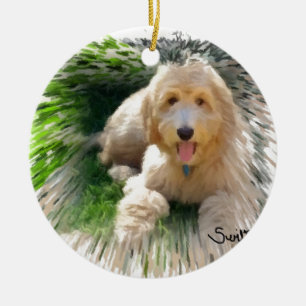 Goldendoodle Labradoodle Keramikornament