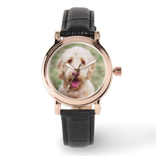 Goldendoodle Lächeln Armbanduhr
