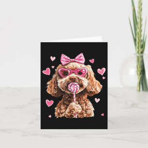 Goldendoodle Liebe Herz Auf Golden Doodle Liebhabe Karte
