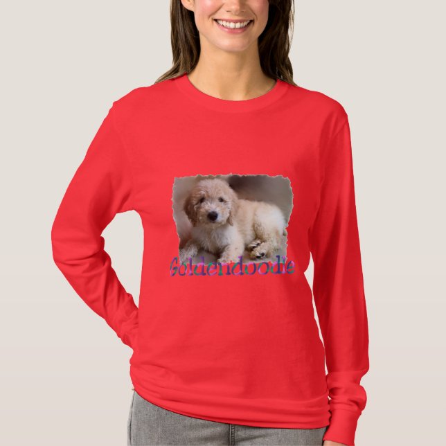 Goldendoodle Liebhaber Geschenke T-Shirt (Vorderseite)