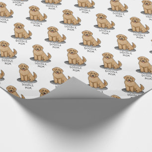 Goldendoodle-Mama Doodle-Mama (goldrot) Hundemutte Geschenkpapier