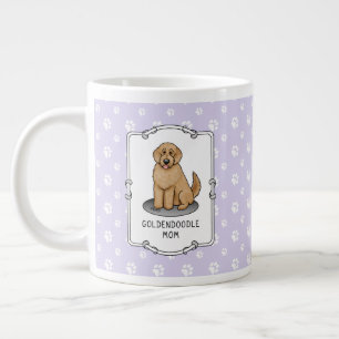 Goldendoodle-Mama Doodle-Mama (goldrot) Hundemutte Jumbo-Tasse