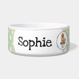 Goldendoodle-Mama (Kind) Doodle (goldrot) Napf