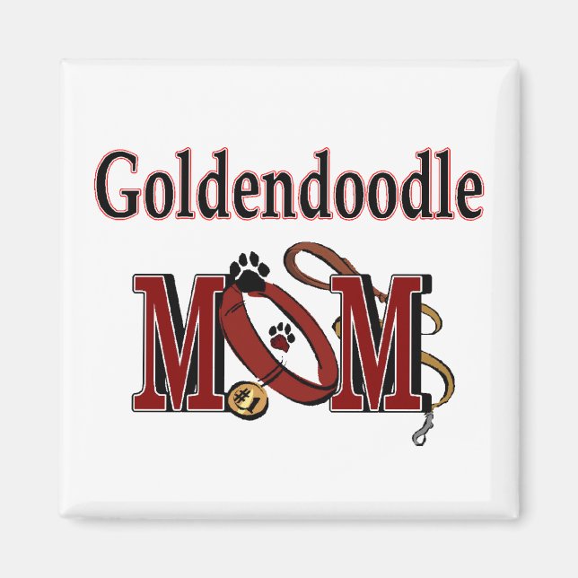 Goldendoodle-Mama Magnet (Vorne)