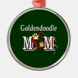 Goldendoodle-Mama Silbernes Ornament