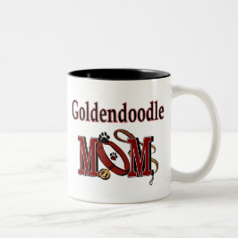 Goldendoodle-Mama-Tasse Zweifarbige Tasse