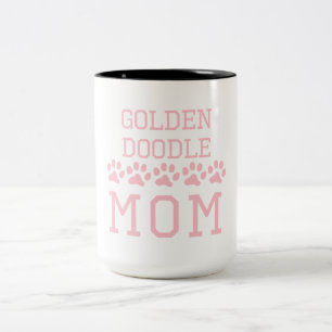 Goldendoodle Mama Zweifarbige Tasse