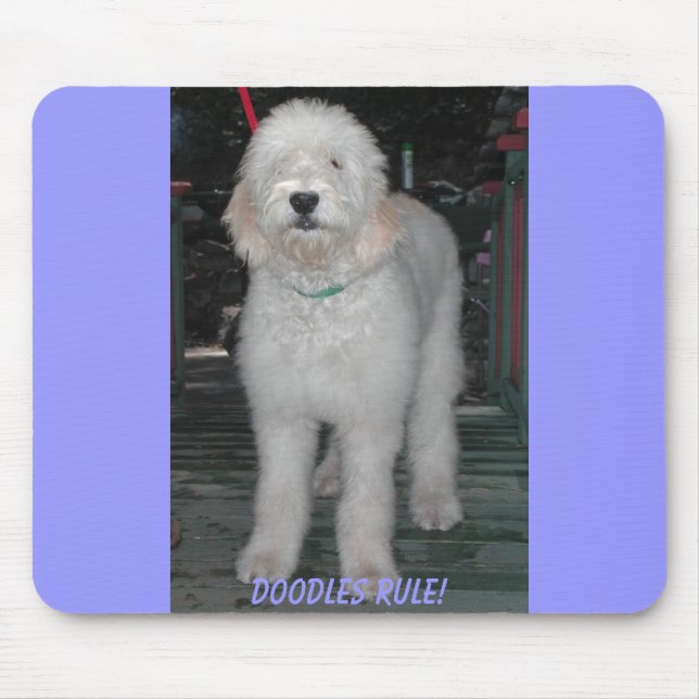 Goldendoodle Mausunterlage Mousepad (Vorne)