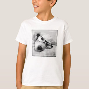 Goldendoodle mit Brille T-Shirt