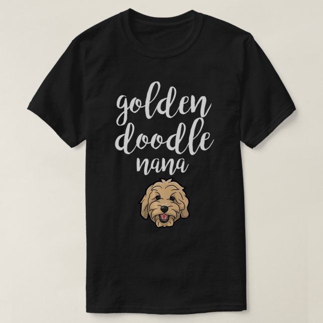 Goldendoodle Nana Golden Doodle Grandma T-Shirt (Design vorne)