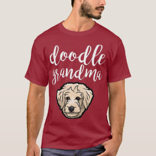 Goldendoodle Oma Doodle Oma Niedlicher Hund T-Shirt