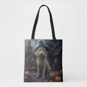Goldendoodle Pumpkins Halloween Beängstigend