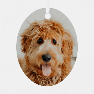 Goldendoodle Puppy Dog Ornament Aus Metall