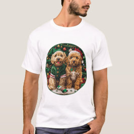 Goldendoodle Puppy Hunde T-Shirt