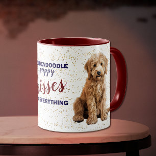 Goldendoodle Puppy Kisses Alles reparieren Tasse