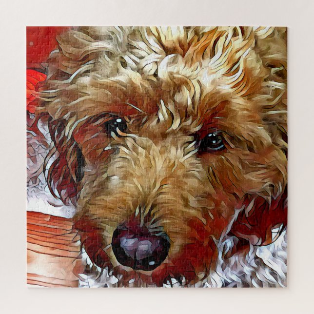 Goldendoodle Puppy Puzzle (Vertikal)