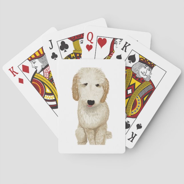 Goldendoodle Spielkarten (Rückseite)