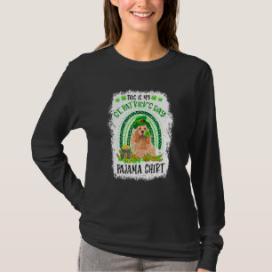 Goldendoodle St Patrick Day Lucky Pajamas Women T-Shirt