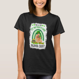 Goldendoodle St Patrick Day Lucky Pajamas Women T-Shirt