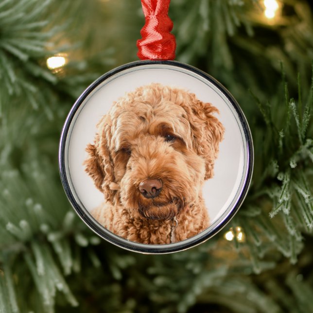 Goldendoodle Studio Ornament Aus Metall (Baum)