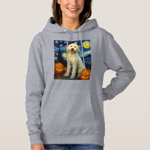 Goldendoodle Süßer Hund Halloween Jack O Lantern K Hoodie