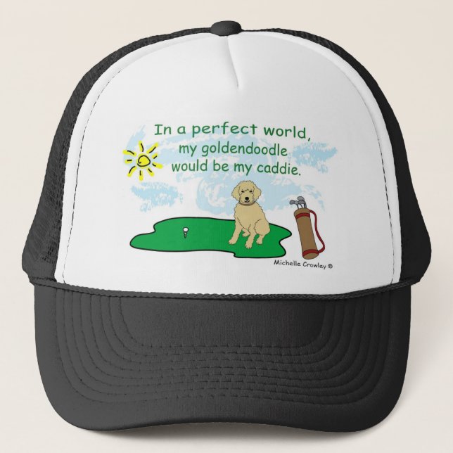 Goldendoodle Truckerkappe (Vorderseite)