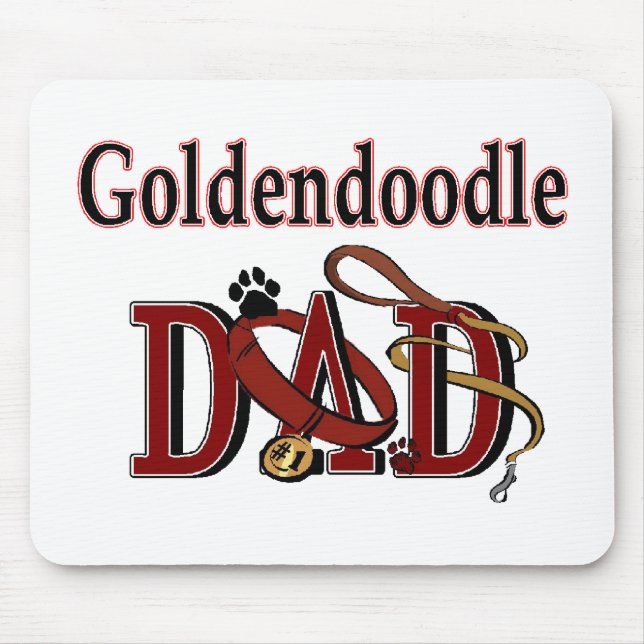Goldendoodle Vater Geschenke Mousepad (Vorne)