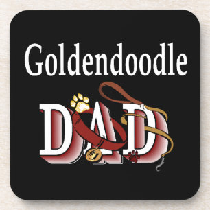 Goldendoodle-Vater Getränkeuntersetzer