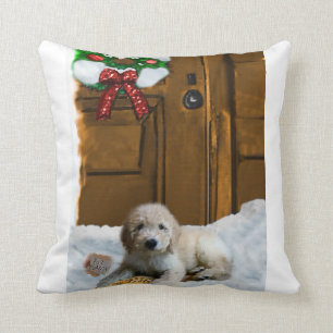 Goldendoodle Weihnachten Kissen