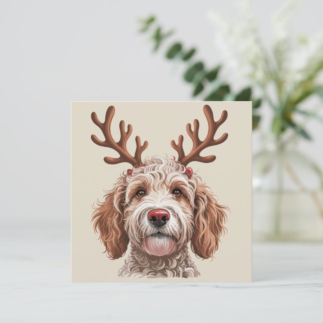 Goldendoodle Weihnachten Lover Hund Mama Geschenk (Stehend Vorderseite)