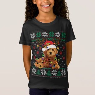 Goldendoodle Weihnachten Ugly Sweater Funny Dog Li T-Shirt