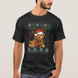 Goldendoodle Weihnachten Ugly Sweater Hund Xmas 1 T-Shirt