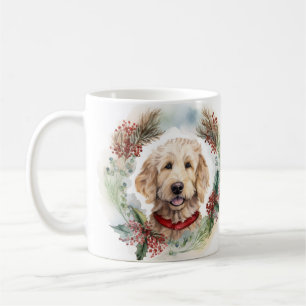 Goldendoodle Weihnachtsfeier Festliche Jungfrau Kaffeetasse