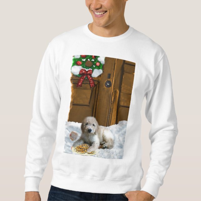 Goldendoodle Weihnachtsgeschenke Sweatshirt (Vorderseite)