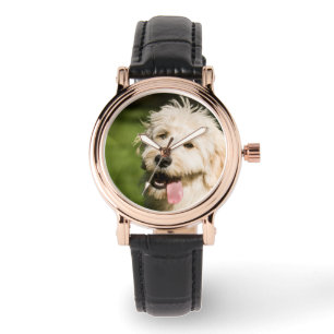 Goldendoodle Welpenpaneel Armbanduhr