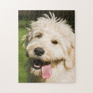 Goldendoodle Welpenpaneel Puzzle