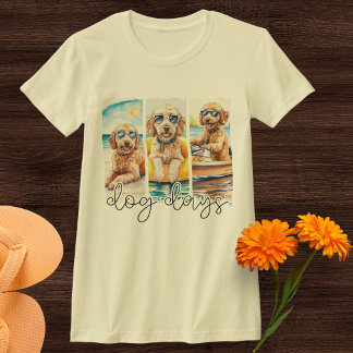Goldendoodles in Sonnenbrille Dog Tage des Sommers T-Shirt