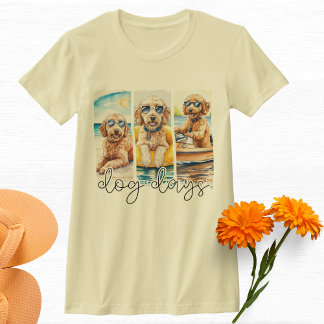 Goldendoodles in Sonnenbrille Dog Tage des Sommers T-Shirt