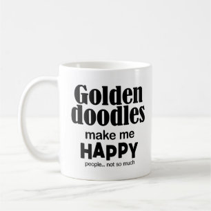 Goldendoodles machen mich glücklich kaffeetasse