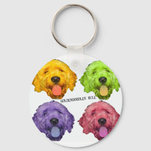 Goldendoodles Regel-Schlüsselkette Schlüsselanhänger
